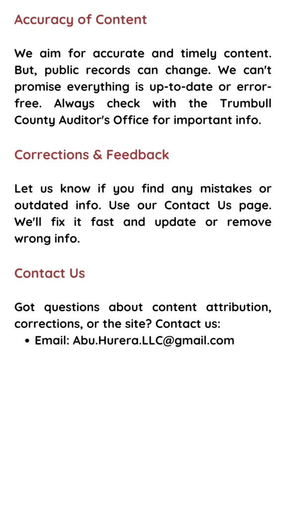 Legal Page - Trumbull County Auditor ®